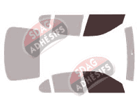 Gabarit vitrage - kit vitres avant - Seat Toledo (2) Berline 4 portes (1998 - 2005)