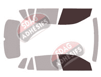 Gabarit vitrage - kit vitres avant - Skoda Kamiq (1) 5 portes (depuis 2019)