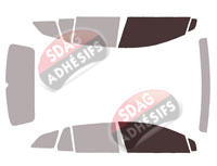 Gabarit vitrage - kit vitres avant - Skoda Enyaq (1) iV 5 portes (depuis 2020)