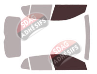 Gabarit vitrage - kit vitres avant - Skoda Fabia (4) 5 portes (depuis 2022) Gabarit vitrage - kit vitres avant - Skoda Fabia (4) 5 portes (depuis 2022)