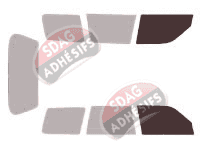 Gabarit vitrage - kit vitres avant - Subaru Forester (1) 5 portes (1997 - 2002) Gabarit vitrage - kit vitres avant - Subaru Forester (1) 5 portes (1997 - 2002)