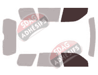 Gabarit vitrage - kit vitres avant - Subaru Forester (2) 5 portes (2002 - 2008) Gabarit vitrage - kit vitres avant - Subaru Forester (2) 5 portes (2002 - 2008)