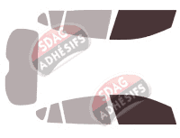 Gabarit vitrage - kit vitres avant - Subaru Impreza (5) Break 5 portes (2016 - 2023) Gabarit vitrage - kit vitres avant - Subaru Impreza (5) Break 5 portes (2016 - 2023)