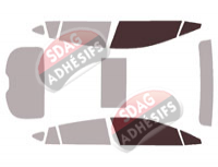 Gabarit vitrage - kit vitres avant - Subaru Impreza (6) 5 portes (depuis 2023) Gabarit vitrage - kit vitres avant - Subaru Impreza (6) 5 portes (depuis 2023)