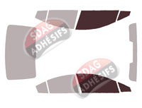 Gabarit vitrage - kit vitres avant - Subaru Impreza (6) Berline 4 portes (depuis 2022) Gabarit vitrage - kit vitres avant - Subaru Impreza (6) Berline 4 portes (depuis 2022)