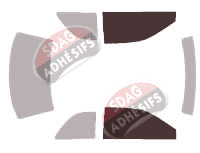 Gabarit vitrage - kit vitres avant - Subaru Impreza (1) Coupe 2 portes (1993 - 2001) Gabarit vitrage - kit vitres avant - Subaru Impreza (1) Coupe 2 portes (1993 - 2001)