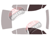 Gabarit vitrage - kit vitres avant - Subaru Impreza (4) WRX Berline 4 portes (2014 - 2017) Gabarit vitrage - kit vitres avant - Subaru Impreza (4) WRX Berline 4 portes (2014 - 2017)