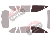 Gabarit vitrage - kit vitres avant - Subaru Outback (5) Wagon Break 5 portes (2015 - 2019)