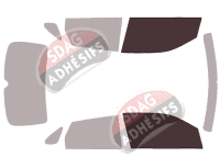 Gabarit vitrage - kit vitres avant - Suzuki Baleno (2) 5 portes (2017 - 2022)