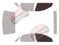 Gabarit vitrage - kit vitres avant - Suzuki Forenza Berline 4 portes (2002 - 2010)