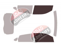 Gabarit vitrage - kit vitres avant - Suzuki Fronx (1) 5 portes (depuis 2023)