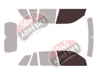 Gabarit vitrage - kit vitres avant - Suzuki Grand Vitara (3) 5 portes (2005 - 2015) Gabarit vitrage - kit vitres avant - Suzuki Grand Vitara (3) 5 portes (2005 - 2015)