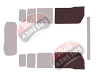 Gabarit vitrage - kit vitres avant - Suzuki Jimny (4) Long 5 portes (depuis 2023)