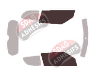 Gabarit vitrage - kit vitres avant - Suzuki Swift (4) 3 portes (2010 - 2018) Gabarit vitrage - kit vitres avant - Suzuki Swift (4) 3 portes (2010 - 2018)