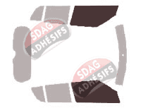 Gabarit vitrage - kit vitres avant - Suzuki Swift (4) 5 portes (2010 - 2018) Gabarit vitrage - kit vitres avant - Suzuki Swift (4) 5 portes (2010 - 2018)