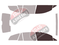 Gabarit vitrage - kit vitres avant - Tata Aria Break 5 portes (2010 - 2017)