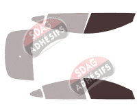 Gabarit vitrage - kit vitres avant - Tesla model 3 (1) (phase 1) Berline 4 portes (2017 - 2019) Gabarit vitrage - kit vitres avant - Tesla model 3 (1) (phase 1) Berline 4 portes (2017 - 2019)