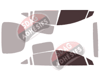 Gabarit vitrage - kit vitres avant - Tesla Model X (1) 5 portes (2016 - 2022) Gabarit vitrage - kit vitres avant - Tesla Model X (1) 5 portes (2016 - 2022)