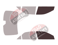 Gabarit vitrage - kit vitres avant - Toyota Mark X Berline 4 portes (2004 - 2019)