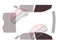 Gabarit vitrage - kit vitres avant - Toyota Avalon (4) Berline 4 portes (2012 - 2018)