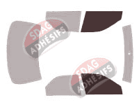 Gabarit vitrage - kit vitres avant - Toyota Camry (4) Berline 4 portes (1996 - 2000)