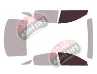 Gabarit vitrage - kit vitres avant - Toyota Crown (1) Berline 4 portes (depuis 2023)