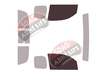 Gabarit vitrage - kit vitres avant - Toyota Tacoma (3) Extended Pick-up 2 portes (2015 - 2023) Gabarit vitrage - kit vitres avant - Toyota Tacoma (3) Extended Pick-up 2 portes (2015 - 2023)