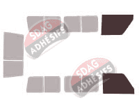 Gabarit vitrage - kit vitres avant - Toyota Land Cruiser (7) Fourgon Break 2 Portes Arriéres 4 portes (1984 - 2010) Gabarit vitrage - kit vitres avant - Toyota Land Cruiser (7) Fourgon Break 2 Portes Arriéres 4 portes (1984 - 2010)