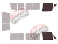 Gabarit vitrage - kit vitres avant - Toyota Land Cruiser (7) Fourgon Break 2 Portes Arriéres 4 portes (1984 - 2010) Gabarit vitrage - kit vitres avant - Toyota Land Cruiser (7) Fourgon Break 2 Portes Arriéres 4 portes (1984 - 2010)