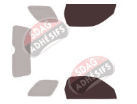 Gabarit vitrage - kit vitres avant - Toyota RAV4 (2) 3 portes (2000 - 2006)