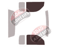 Gabarit vitrage - kit vitres avant - Toyota Tacoma (1) Extended Cab Pick-up 2 portes (1995 - 2004) Gabarit vitrage - kit vitres avant - Toyota Tacoma (1) Extended Cab Pick-up 2 portes (1995 - 2004)