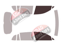 Gabarit vitrage - kit vitres avant - Volkswagen Tiguan (3) 5 portes (depuis 2024)