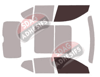 Gabarit vitrage - kit vitres avant - Volvo XC40 / EX40 (1) 5 portes (depuis 2018) Gabarit vitrage - kit vitres avant - Volvo XC40 / EX40 (1) 5 portes (depuis 2018)