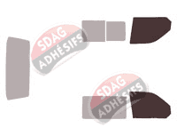 Gabarit vitrage - kit vitres avant - Volkswagen Transporter T5 (5) Utilitaire 4 portes (2003 - 2015) Gabarit vitrage - kit vitres avant - Volkswagen Transporter T5 (5) Utilitaire 4 portes (2003 - 2015)