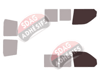 Gabarit vitrage - kit vitres avant - Volkswagen Transporter T5 (5) Utilitaire 5 portes (2003 - 2015) Gabarit vitrage - kit vitres avant - Volkswagen Transporter T5 (5) Utilitaire 5 portes (2003 - 2015)