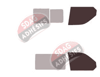 Gabarit vitrage - kit vitres avant - Volkswagen Transporter T5 (5) Utilitaire 4/5 portes (2003 - 2015) Gabarit vitrage - kit vitres avant - Volkswagen Transporter T5 (5) Utilitaire 4/5 portes (2003 - 2015)