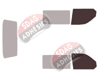 Gabarit vitrage - kit vitres avant - Volkswagen Transporter T5 (5) Utilitaire 4 portes (2003 - 2015) Gabarit vitrage - kit vitres avant - Volkswagen Transporter T5 (5) Utilitaire 4 portes (2003 - 2015)