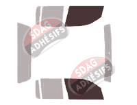 Gabarit vitrage - kit vitres avant - Volkswagen Amarok (1) Pick-up 4 portes (2010 - 2020) Gabarit vitrage - kit vitres avant - Volkswagen Amarok (1) Pick-up 4 portes (2010 - 2020)