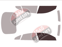 Gabarit vitrage - kit vitres avant - Volkswagen Arteon Berline 4 portes (depuis 2017)