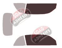 Gabarit vitrage - kit vitres avant - Volkswagen Beetle (3) Coccinelle Cabriolet 2 portes (2012 - 2018)