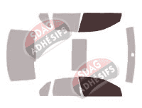 Gabarit vitrage - kit vitres avant - Volkswagen Jetta (5) Berline 4 portes (2005 - 2010)