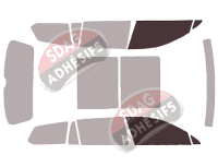Gabarit vitrage - kit vitres avant - Volkswagen Passat (8) Break 5 portes (2014 - 2022)