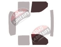 Gabarit vitrage - kit vitres avant - Volkswagen Transporter T5 (5) Pick-up 4 portes (2003 - 2015) Gabarit vitrage - kit vitres avant - Volkswagen Transporter T5 (5) Pick-up 4 portes (2003 - 2015)