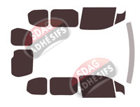 Kit film teinté Toyota ProAce City (1) Court 5-6 portes (depuis 2018) Kit film teinté Toyota ProAce City (1) Court 5-6 portes (depuis 2018)