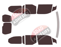 Kit film teinté Peugeot Partner (3) Long 5-6 portes (depuis 2018) Kit film teinté Peugeot Partner (3) Long 5-6 portes (depuis 2018)
