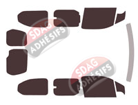 Kit film teinté Peugeot Partner (3) Long 5-6 portes (depuis 2018) Kit film teinté Peugeot Partner (3) Long 5-6 portes (depuis 2018)