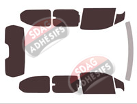 Kit film teinté Toyota ProAce City (1) Long 4-5 portes (depuis 2018)