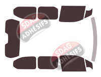 Kit film teinté Toyota ProAce City (1) Long 4-5 portes (depuis 2018)