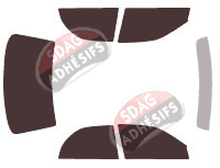 Kit film teinté Subaru Impreza (2) Berline 4 portes (2000 - 2007) Kit film teinté Subaru Impreza (2) Berline 4 portes (2000 - 2007)