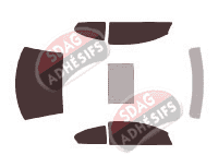 Kit film teinté Chrysler Sebring (2) Coupe 2 portes (2001 - 2007)